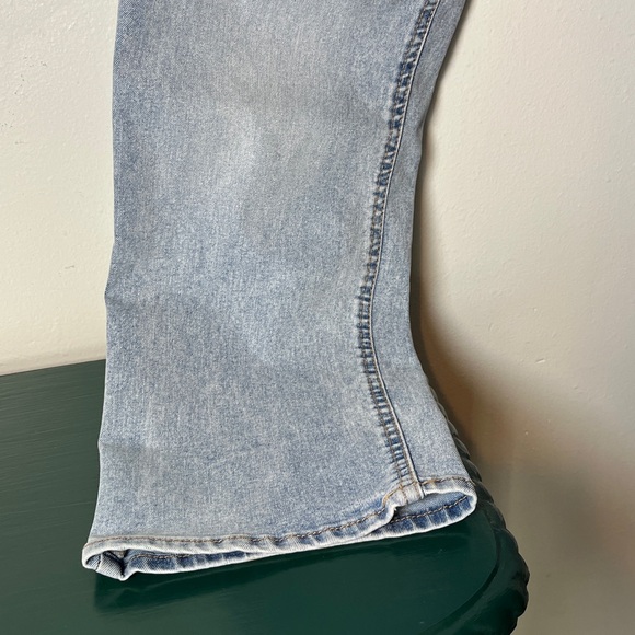 FRYE High Rise Light Denim Vintage Style Straight Leg Mom Jeans Sz 10 - Picture 10 of 16